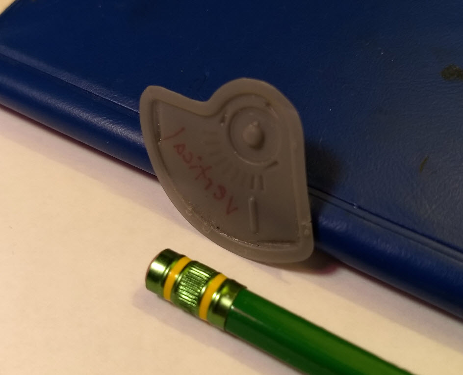 Small & very thin part, plan view